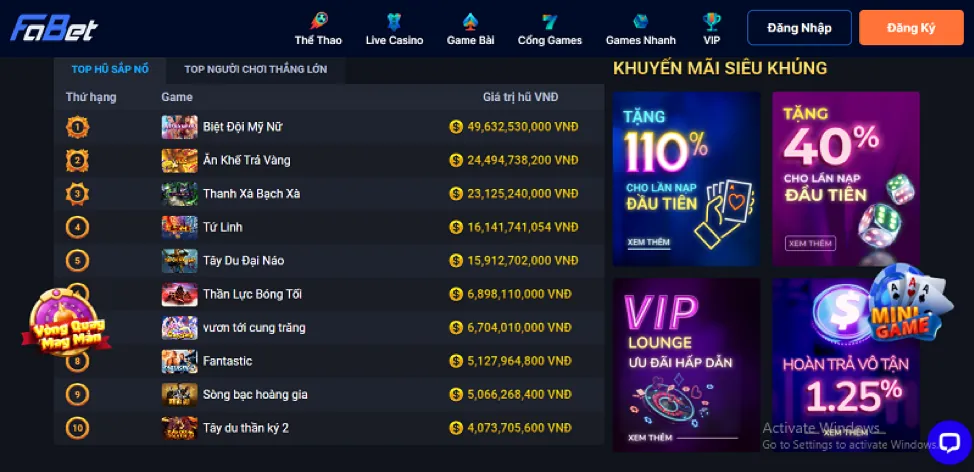 Hình ảnh biểu đồ tăng trưởng uy tín và các đánh giá tích cực từ người chơi